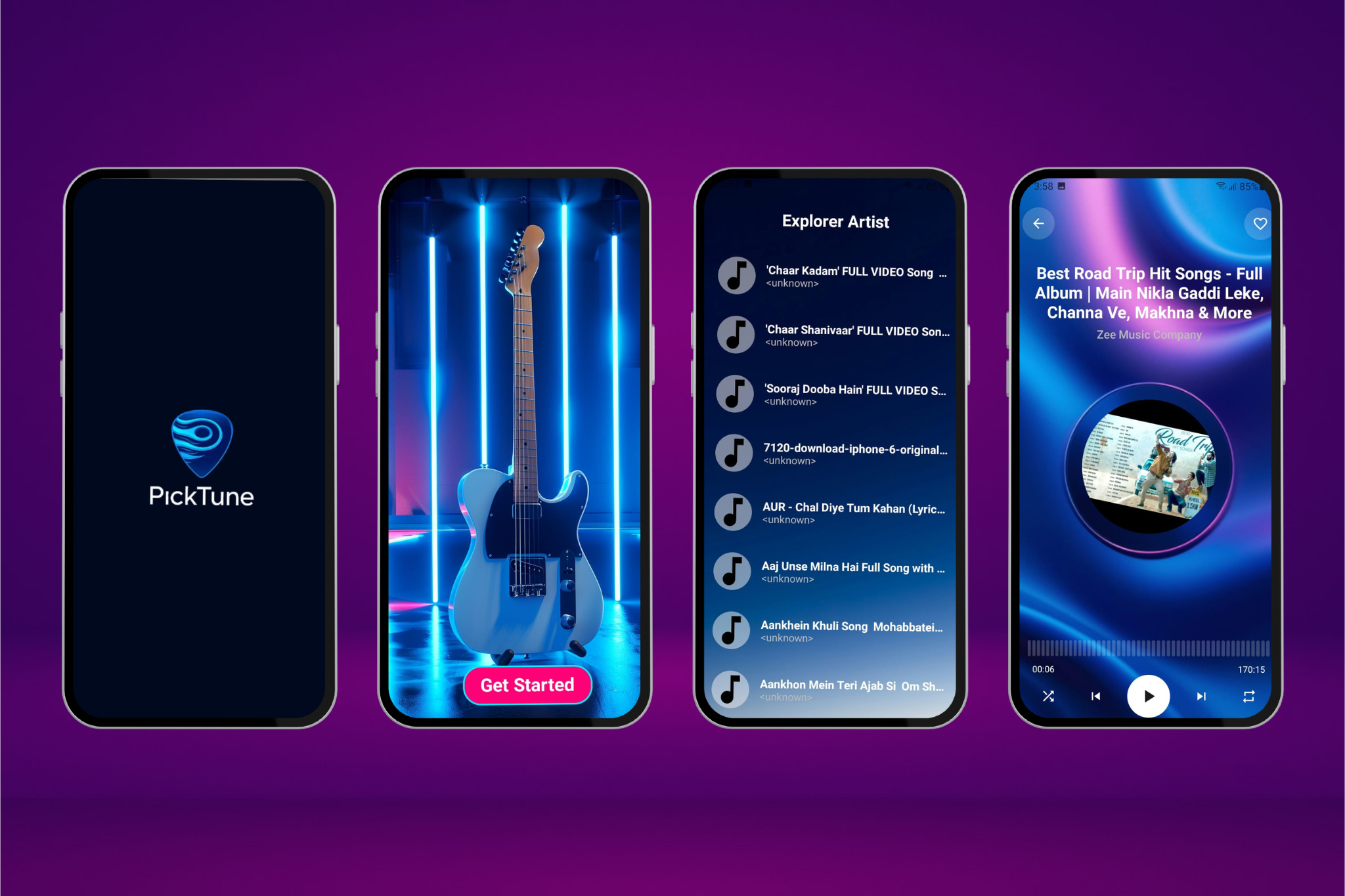 PickTune Music Player